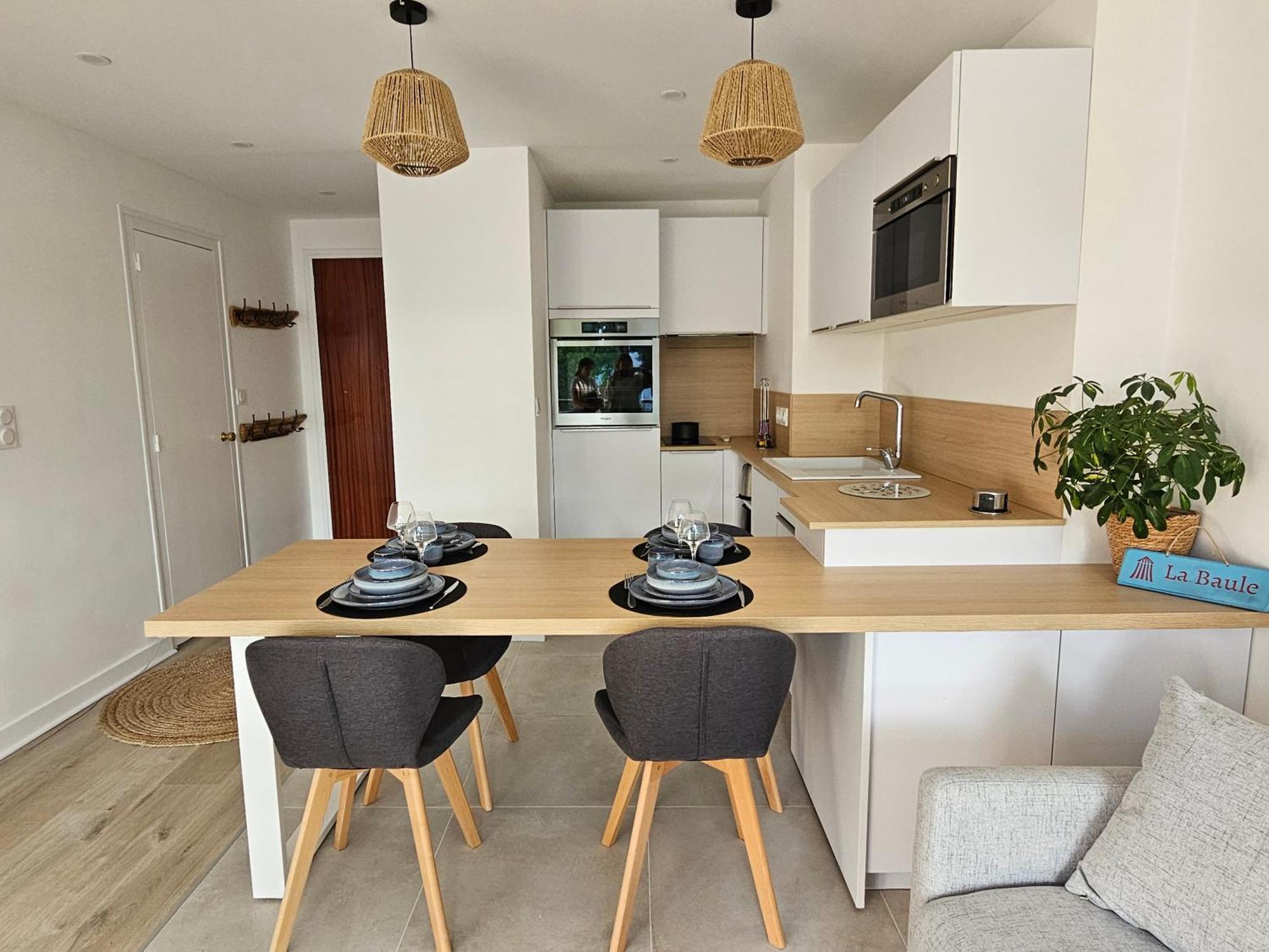 Le Capitole - Studio Plage Benoit Dans Residence Face Mer La Baule Екстериор снимка
