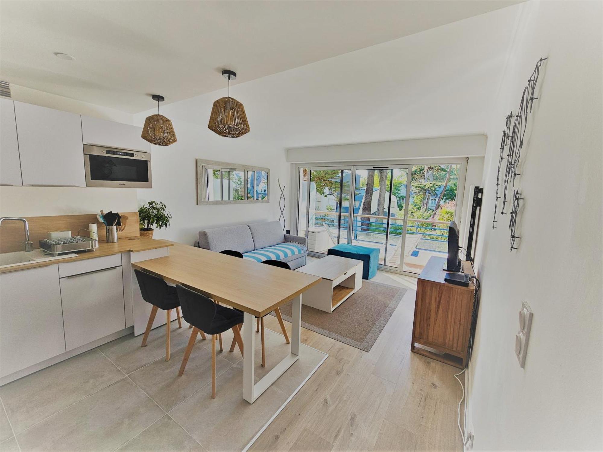 Le Capitole - Studio Plage Benoit Dans Residence Face Mer La Baule Екстериор снимка